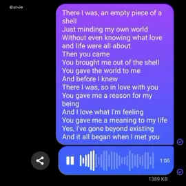 When I met you ❤️#music #cover #fyp