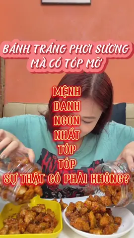 Đỉnh cao tóp mỡ mắm tỏi #phuongoanhdaily #reviewanngon #ancungtiktok 