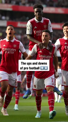 Arsenal’s rollercoaster ride 🎢🫣 #profootball #PremierLeague #arsenalfc 