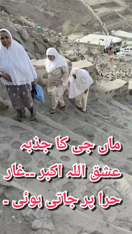 غار حرا جہاں جاتے بڑے بڑے طاقت وار نوجوان تھک جاتے ہیں وہاں اس ماں جی کا جذبہ عشق دیکھے۔#madina #madinasharif #best #masjid #masjid 