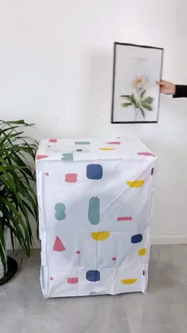 If you have a washing machine at home, you must prepare this washing machine dust cover. It is waterproof, dustproof and sunproof. It is beautiful and practical. #washing machine dust cover# Recommended items
