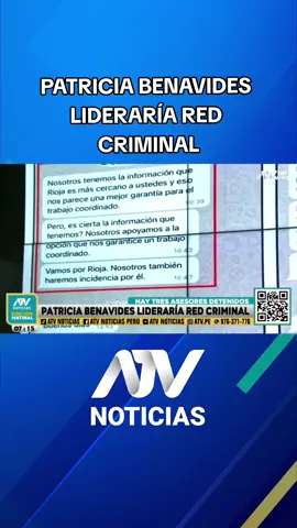 #ATVNoticias #Noticias #Perú #redcriminal #ATVNoticiasMatinal #PatriciaBenavides 