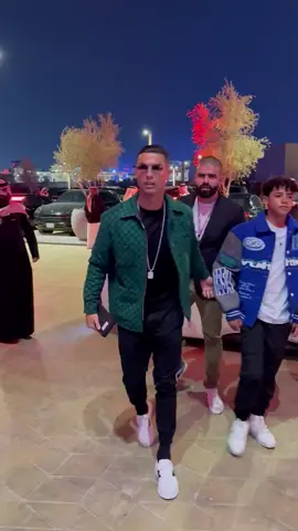 🚨 Cristiano Ronaldo has arrived for the 'Day of Reckoning' night. #tiktok #fyral #fypシ #dalabyasincartan 