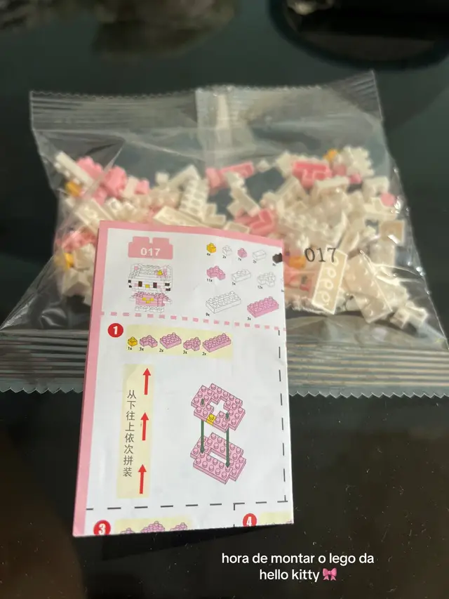 coisa mais linda 🩷 #lego #legogenerico #hellokitty #fyp