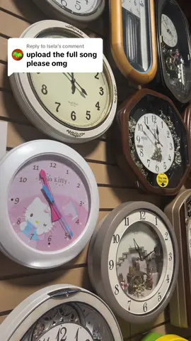 Replying to @Isela your wish is my command 🔮 the song is “love love love” by dreams come true if im correct? this version was made just for Rhythm clocks 💞😌 #oddlysatisfying #timelessclocks #clocktok #unique #vibes #ticktock #fyp 