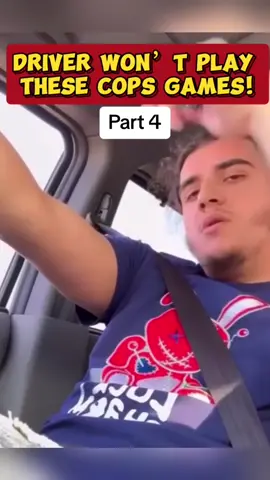 DRIVER WON’T PLAY THESE COPS GAMES! - OWNS THIS INTERACTION! 🤨#cops #copsoftiktok #police #policeofficer #unlawful #viral #lawsuit #1stamendment #auditingamerica #usa #game #games #flypシ 