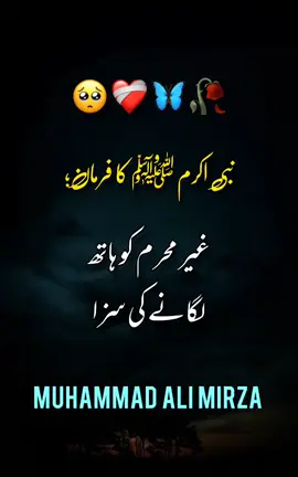 Nabi Akram ﷺ Ka Farman | Ghair Mohram Ko Hath Lagane Ki Saza 😢💔 #Allah #صلی_اللہ_علیه_وآله_وسلم #islamic_video #aziz_writes110  @🅵🅰🅽🅸 🆆🆁🅸🆃🅴🆂 @🅵🅰🅽🅸 🆆🆁🅸🆃🅴🆂 @TikTok @TikTokCreators_ID @TiktokPakistanOfficial 