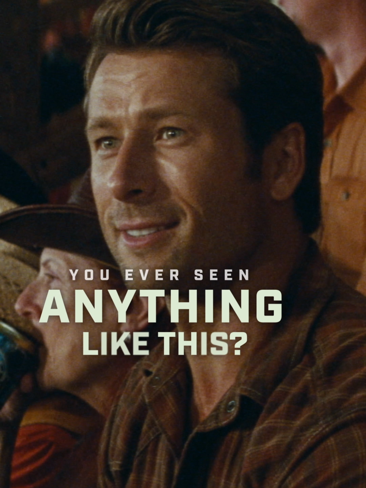 Hold on to something 🌪️🤠🏠 #TwistersMovie is Yours to Own or Rent today. Link in bio. #GlenPowell #DaisyEdgarJones