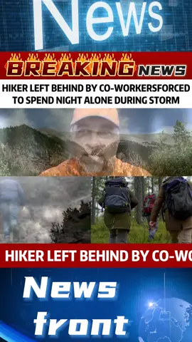 An insurance underwriter has been rescued on a mountain in central Colorado after allegedly being forgotten by his colleagues while hiking to raise money for World Central Kitchen, according to his company. The 46-year-old hiker was rescued Saturday after spending the night alone on the 14,230-foot Shawano Mountain, officials said.#tiktok #fyp #usa #foryou #news #breakingnews 