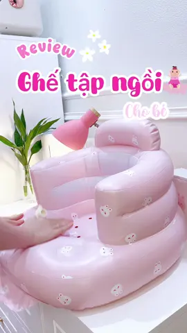 Ghế tập ngồi cho bé từ 4 tháng. Bé nhà mình đã ngồi vững sau 1 tuần ngồi ghế này #mebimsua #embe #ghếtapngoichobe #viral_video #xh 