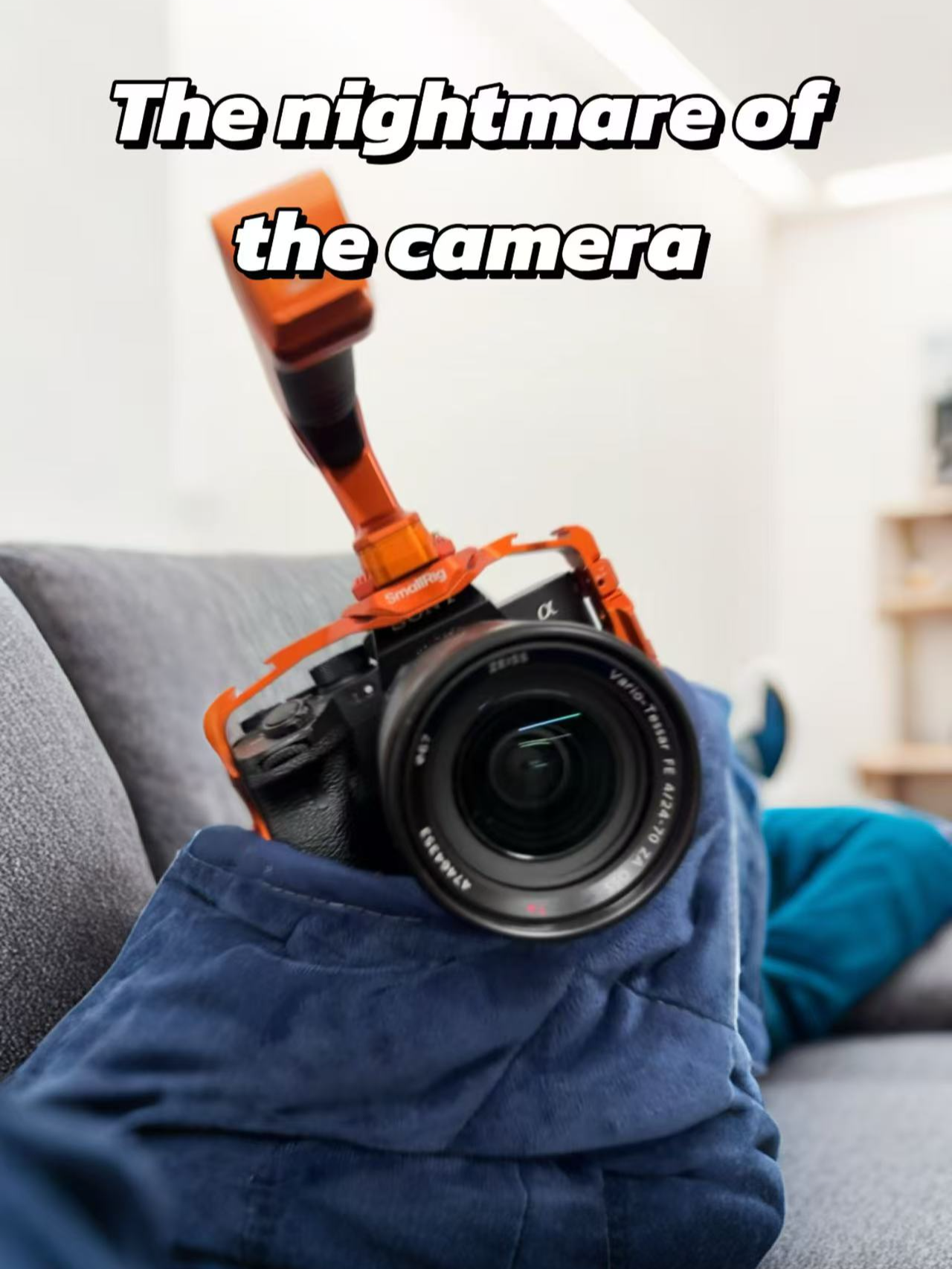 When your camera has a nightmare，you feel ....... #SmallRig #creativeshots #cameratrick #trickshot #sony #filmmaker #SmallRig #videography