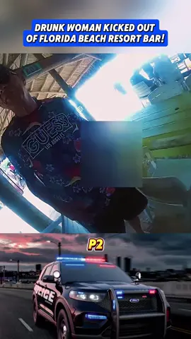 DRUNK Woman KICKED OUT of Florida Beach Resort Bar!