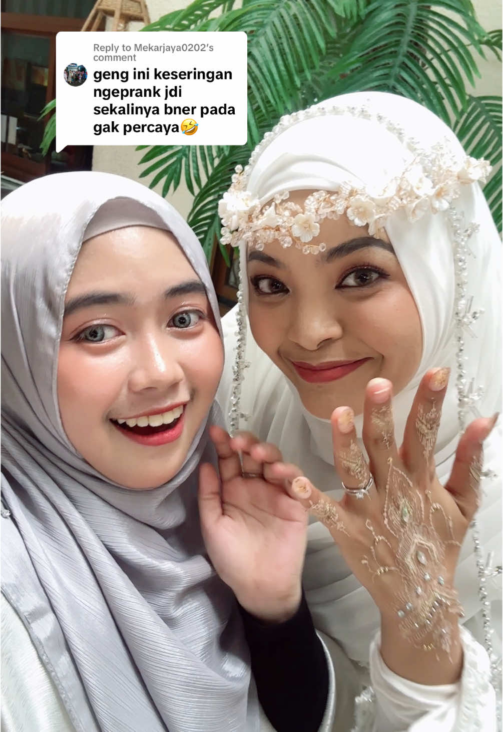 Replying to @Mekarjaya0202 konten seumur hidup guys 🥰 Insya Allah ga janji buat ga prank lagi ya☺️🫶🏻 @Leyla Aderina 