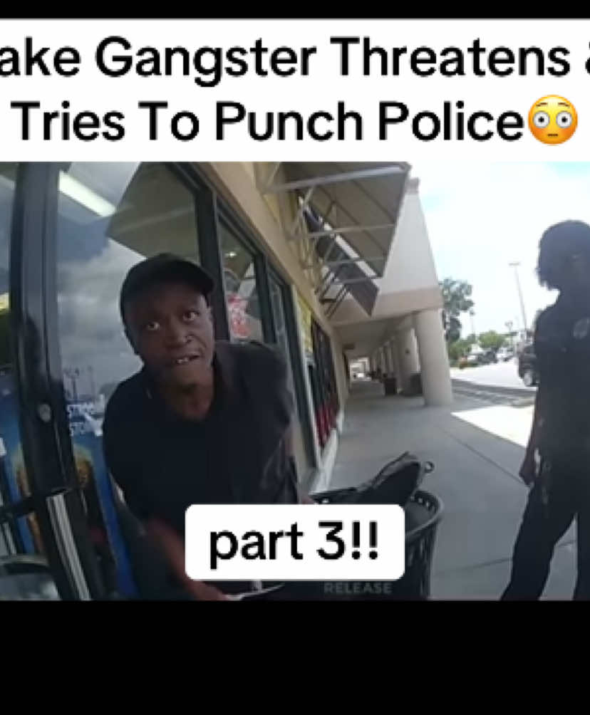 he might be a real gangster😂😂 #policeoftiktok #policeofficer #creatorsearchinsights #foryoupage #fyp #cops #goviral 