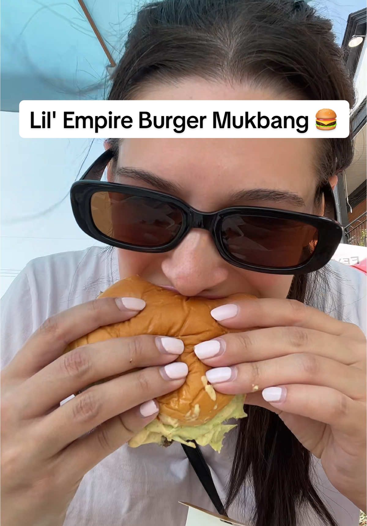 Summer Mukbang draft I never posted because I love to judge myself 🤗 #mukbangvideo #burgermukbang #lilempireburger #yycfoodie #calgaryfoodie #calgaryburger 