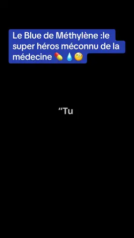 Le pouvoir surprenant du Bleu de Méthylène 💧💊🧐#sience #cancer #medecine #alzheimer 