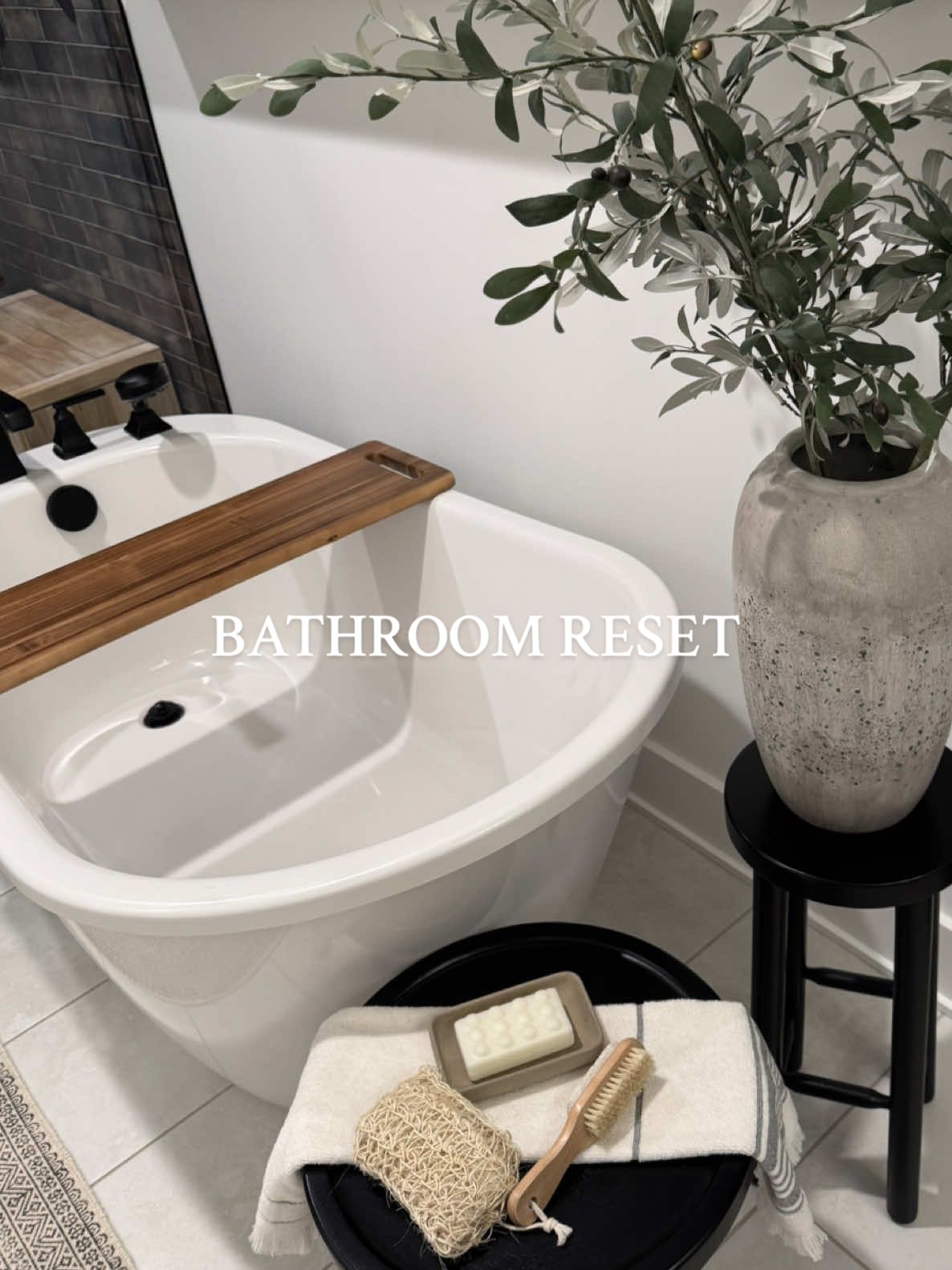 Not just clean…deep clean! 🫧🧖🏼‍♀️🌿#asmr #CleanTok #bathroomreset #deepcleaning #showertok #organizedhome #motivation #restock #cleanwithme  