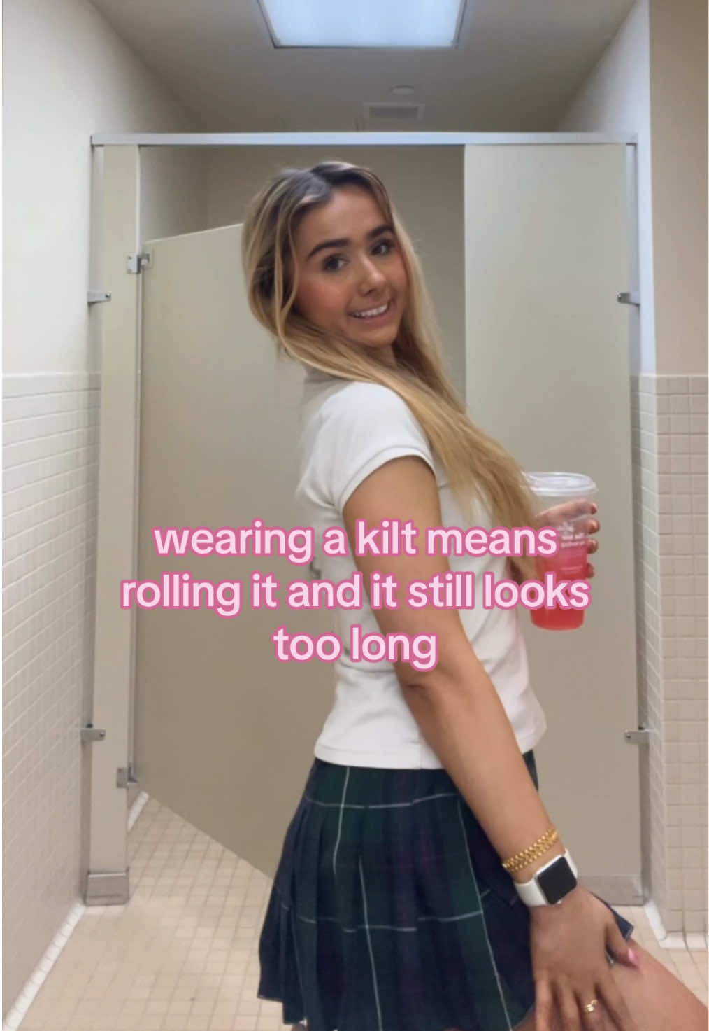 esp in the front like omg no #fypシ  #kilt #uniforms #privateschool #ihatethis #school 