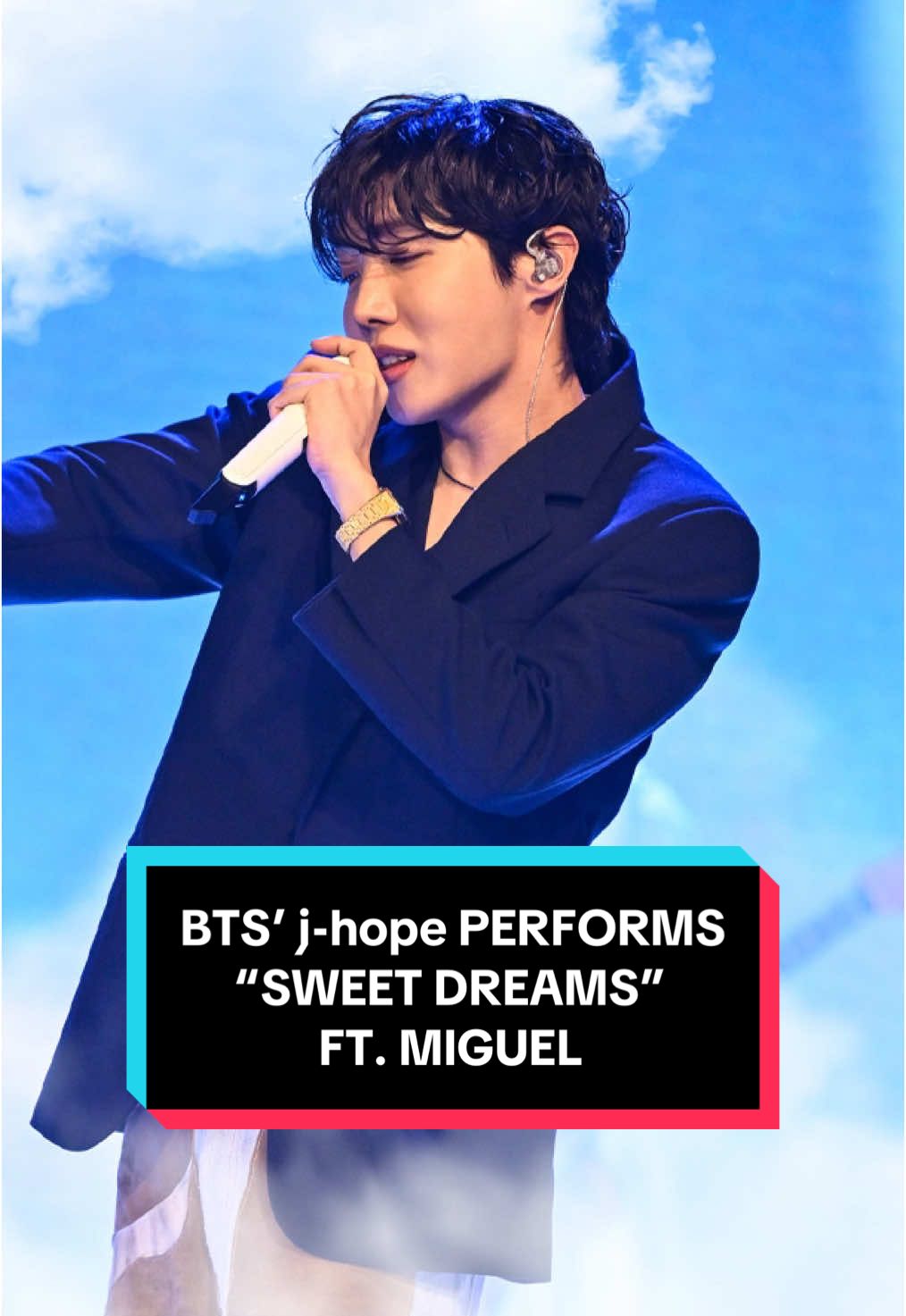 @BTS’ j-hope (@hobipower) performs “Sweet Dreams” ft. @Miguel! ⛅️ #FallonTonight #TonightShow #jhope #jhopeOnFallon #jhope_SweetDreams #ARMY #Miguel 