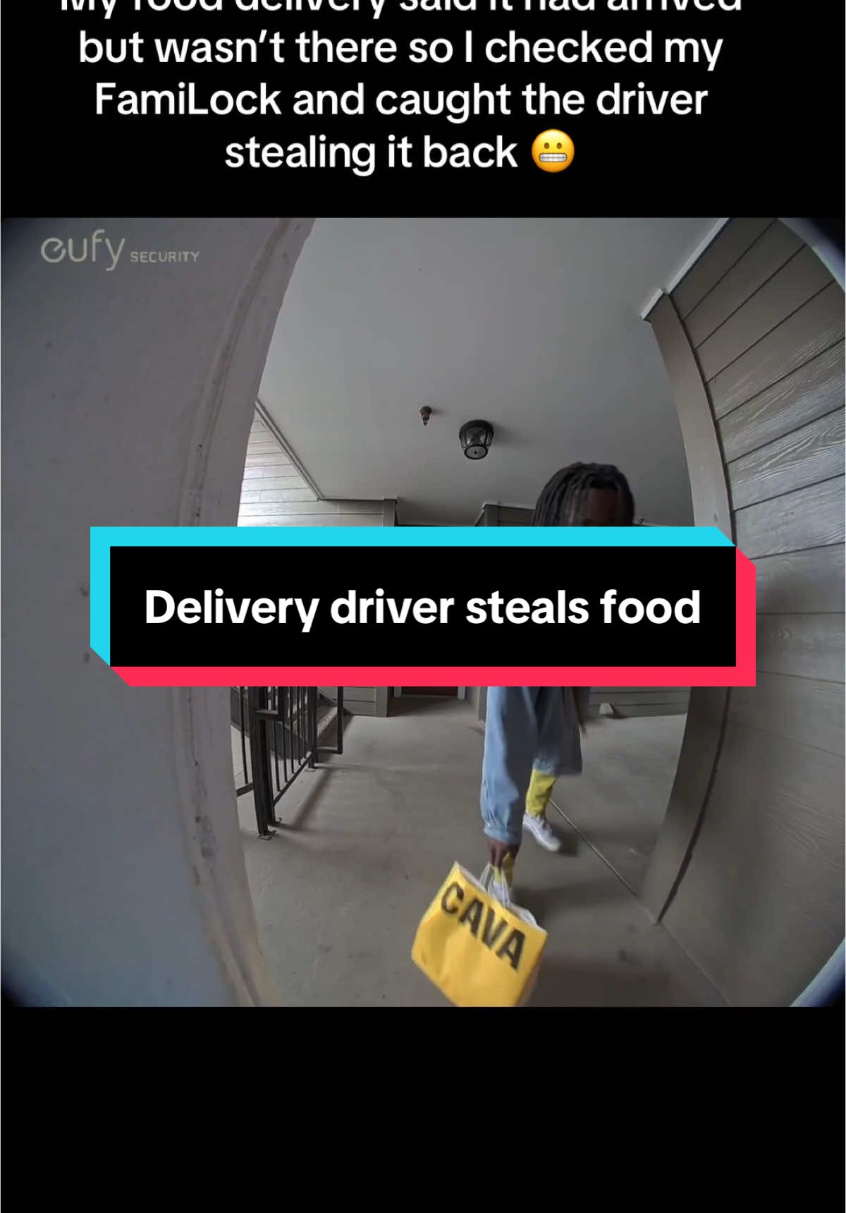 Maybe I didn’t tip enough…😬 #fy #fyp #securitycamera #eufysecurity #homesecurity #waitforit #springtok #caughtoncam #eufy #anewwavetoenter #familock #videodoorbell #delivery 