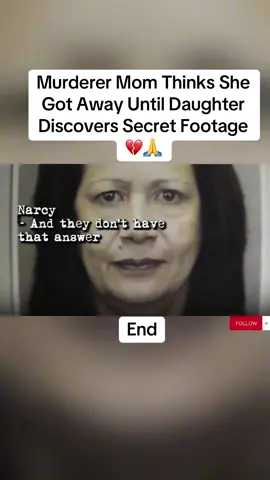 Murderer Mom Thinks She Got Away Until Daughter Discovers Secret Footage - End#crime #fyp #foryou #truecrimetok #scary #horror 