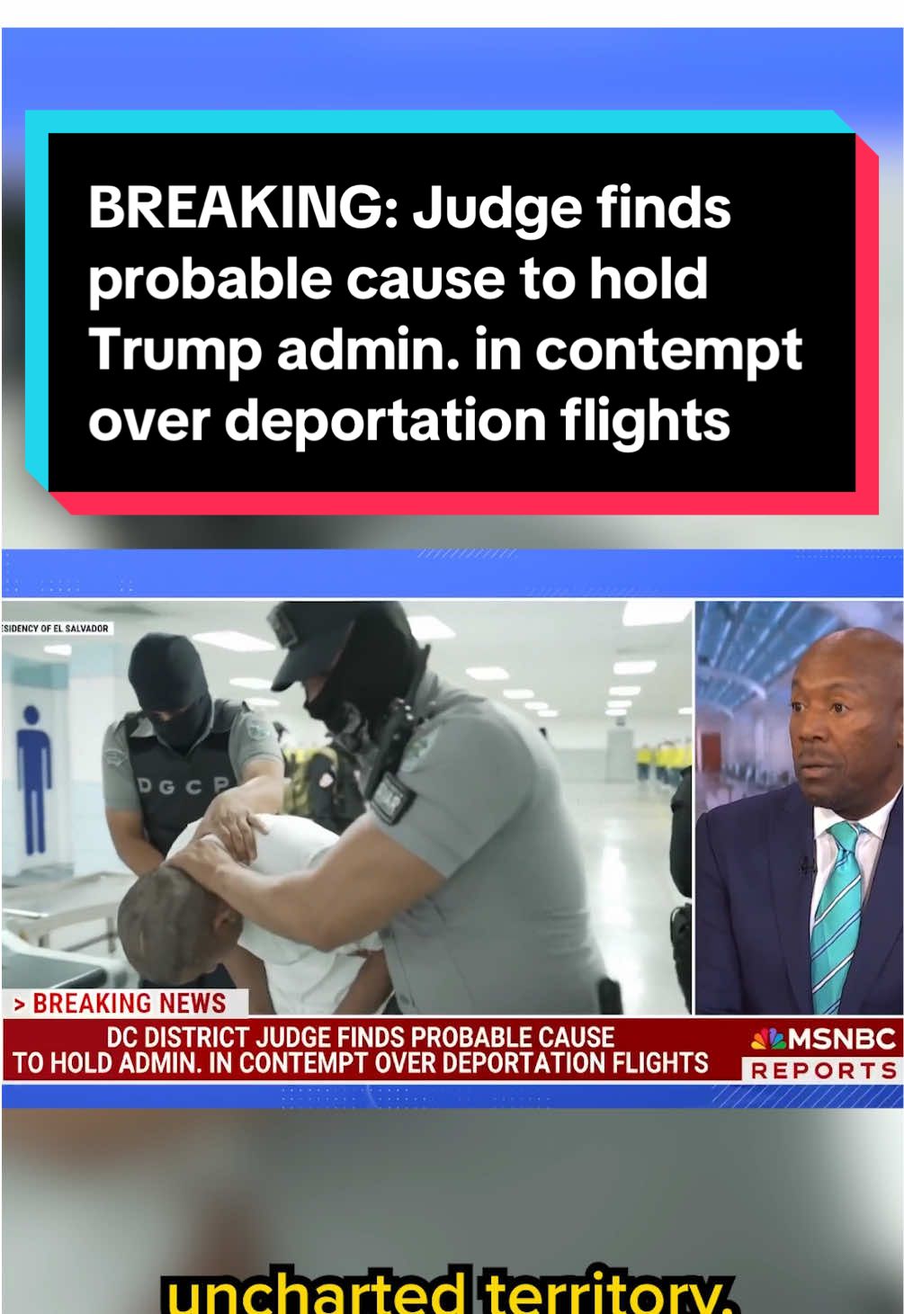 BREAKING: U.S. District Judge James Boasberg said probable cause exists to find the Trump administration in contempt for violating his order, explaining that he didn’t reach that conclusion lightly but that officials failed to provide satisfactory answers to explain their actions. “The Constitution does not tolerate willful disobedience of judicial orders — especially by officials of a coordinate branch who have sworn an oath to uphold it,” Boasberg wrote in a lengthy opinion. #breakingnews  #trump  #law  #politics  #news 