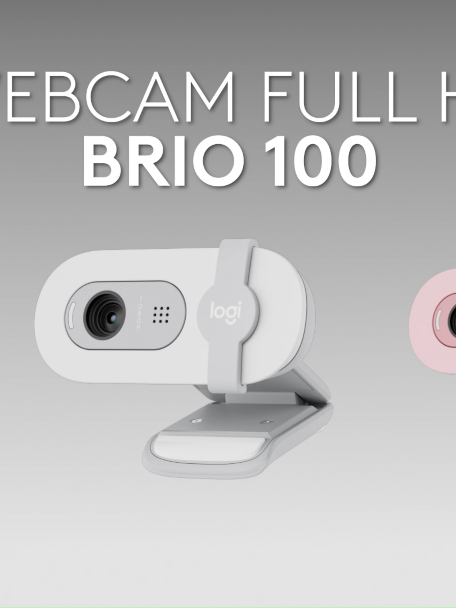 🎥 Logitech Brio 100 - Webcam Full HD Siêu Nét Cho Team Gaming & Work-From-Home! 💻 🔥 Nâng cấp video call với Full HD 1080p, ánh sáng tự động RightLight tăng sáng 50% - nét căng dù ánh sáng yếu! 🎙️ Mic tích hợp siêu rõ, plug-and-play cực dễ, tương thích Zoom, Teams, Google Meet. 🛡️ Nắp che riêng tư, gọn nhẹ, màu Graphite/Off-White/Rose trendy. #Logitech #logitechbrio100 #webcam #Tech