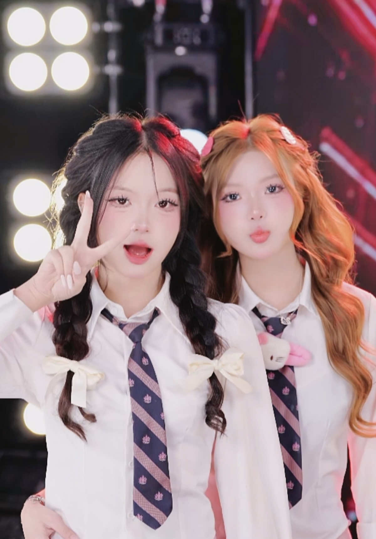Xinh iu nhảy đôi @Wendy🐰 @Sophia 🦢 #skymoon🌖 #skymoon #elm_iembeiu #wendy #sophia 