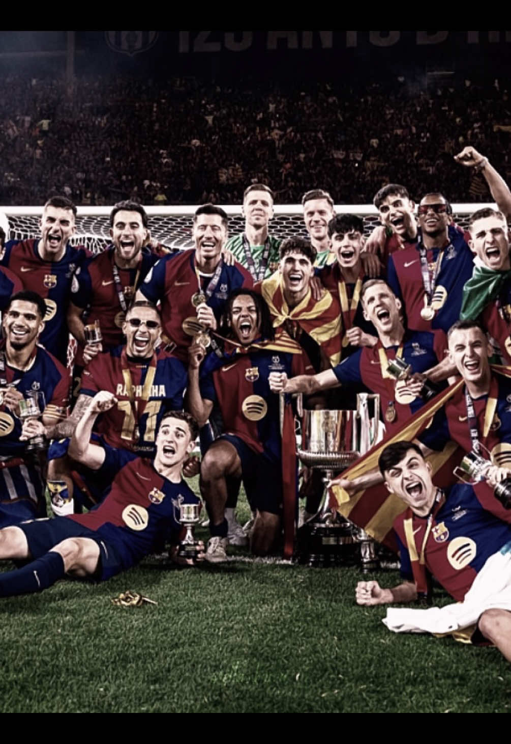 @fcbarcelona ||| more than just a club🩷 PROUD OF THIS TEAM NO MATTER WHATT!! I’m writing this with an happy and sad eye,we were so close,so close to that deserved final but guess what? Football always has a team that has to lose and today it’s sadly us,after being 2:0 down in the half time they came back,stronger than ever,but at the end it was not enough,this team deserves nothing but respect and love,the fight today was amazing,yes it’s not the outcome we wanted and the pain is even bigger now,but this team proved what they can do . It may not happend this year but their time will come,now we have an job to finish wich is winning laliga ! We have players who would literally die for this club,it was not enough today but the future is holding something big for them We are so so proud of this team ! Barcelona is proud of you, and for all the people  who are more happy about a club winning against their rivals (and yes I am talking about rm fans) are embarrassing,ur words and this will only make them stronger so keep crying;) Visca Barca <3 #fcbarcelona #barcelona #viscabarca #laliga #championsleague #capcutedit #fyp #dontletthisflop #footballtiktok #fcbarca || scp : @aineta★ 