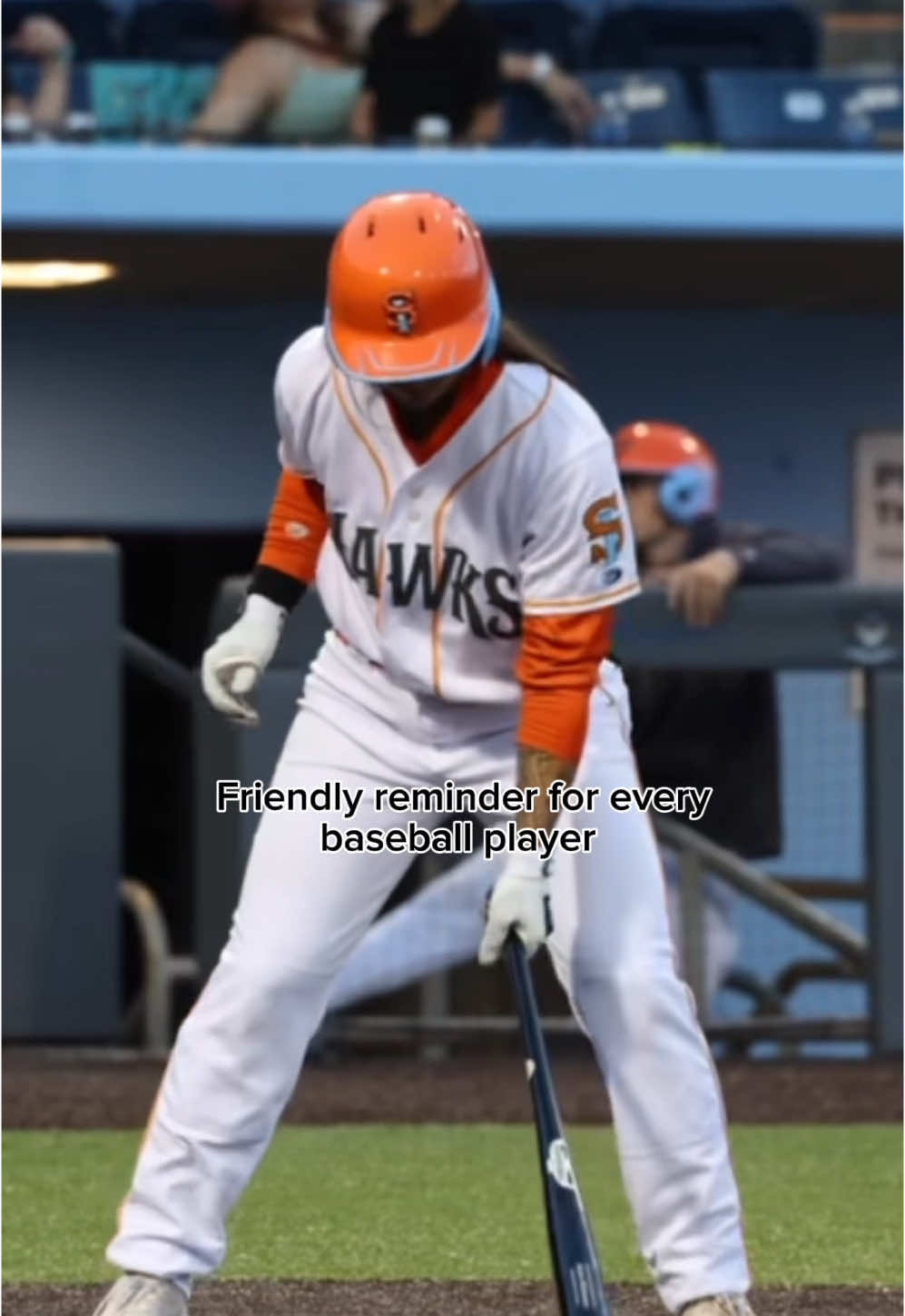 Friendly reminder - don’t beat ya self up so quick kid.  #fyp #baseball #training #hitting #womeninsports 
