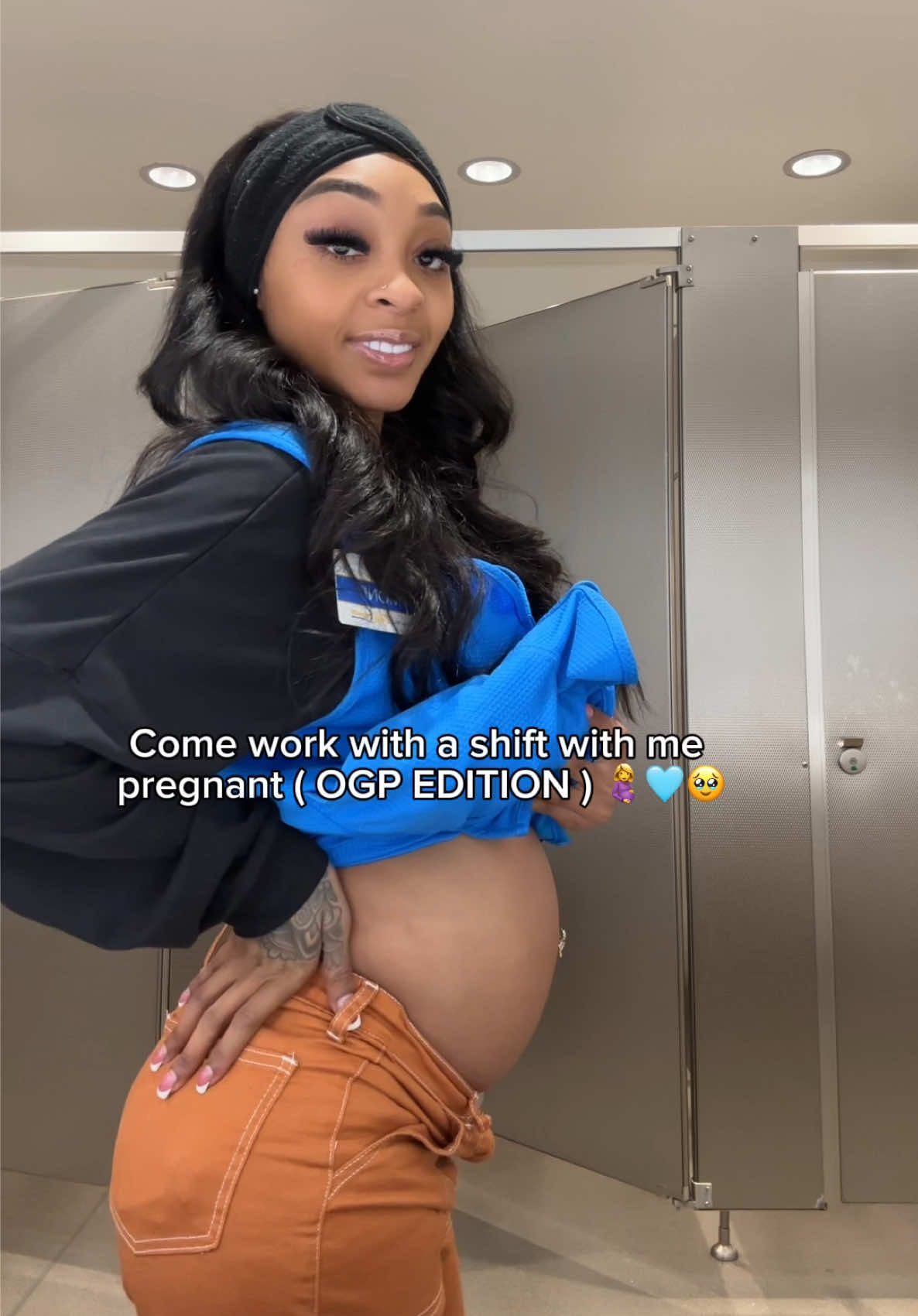 Work a shift with me pregnant OGP EDITION 🩵⏰🤰 It’s a 5am SHIFT 🐣 #walmart #ogpwalmart #pregnanttiktok #personalshopper #wallyworld #pregnant #pregnancytips #pickwalk #selflove   #ogp 