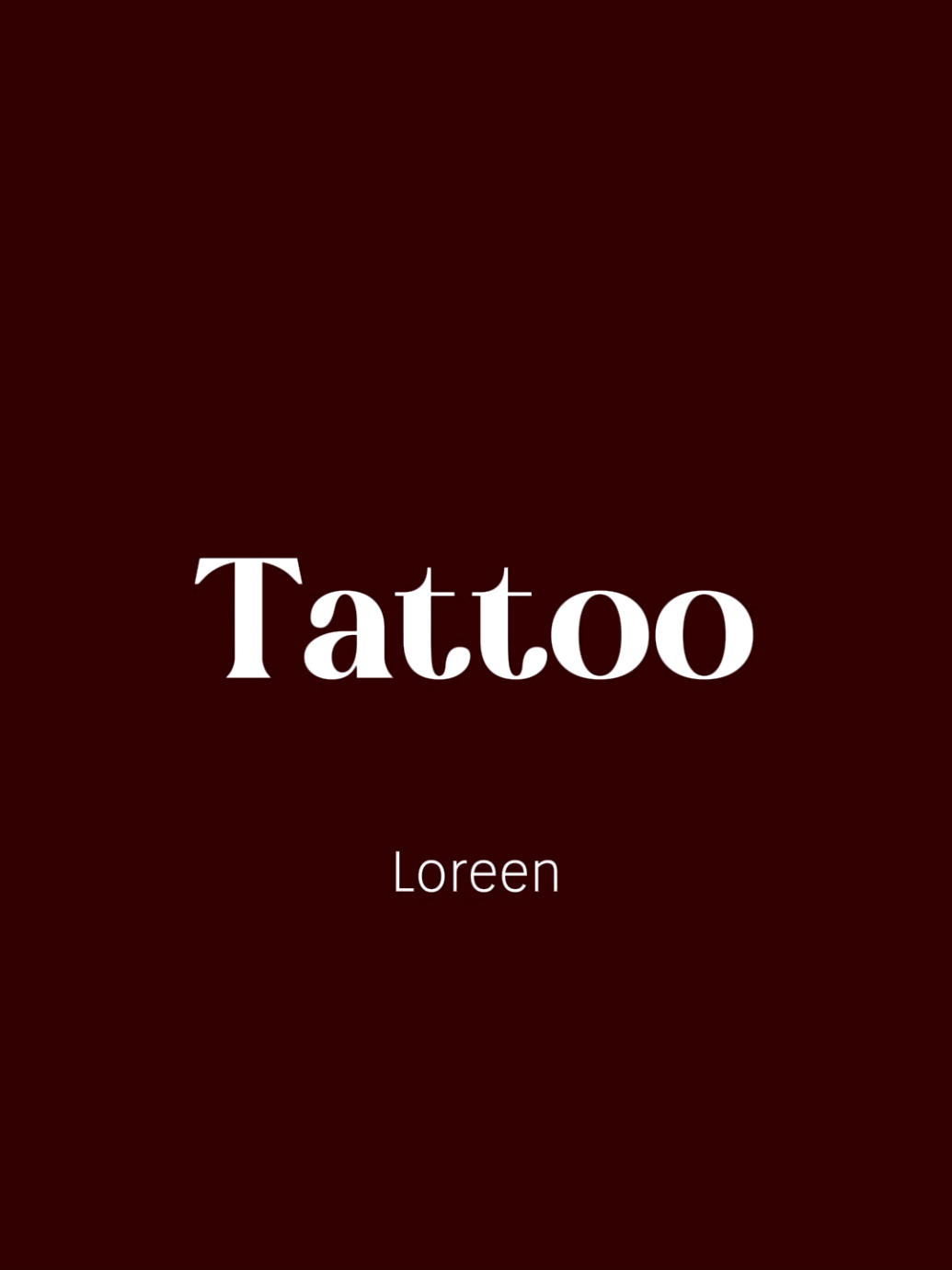 tattoo | #tattoo #loreen #clovmsc #tipografia #música 