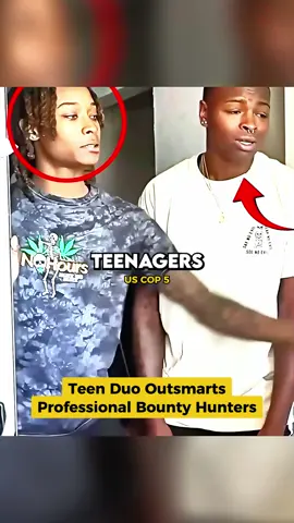 Teen Duo Outsmarts Professional Bounty Hunters #cops #copsoftiktok #copsontiktok #copstiktok #foryou #fyp