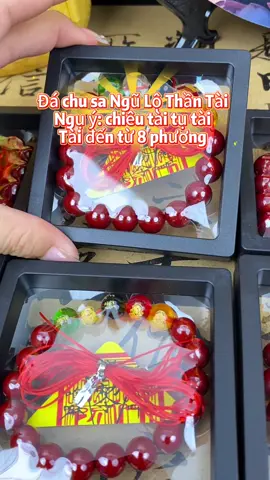 Vòng tay chu sa ngũ lộ thần tài #tamlinh #phongthuytamlinh #vong #vongtay #vongtayphongthuy #chusa 