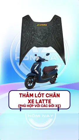 Thảm lót chân xe Latte phù hợp tất cả các dòng xe | Xe Hôm Nay | #xehomnay #xemayhomnay #yamaha #latte #thamlotchanxemay #phukienxe 