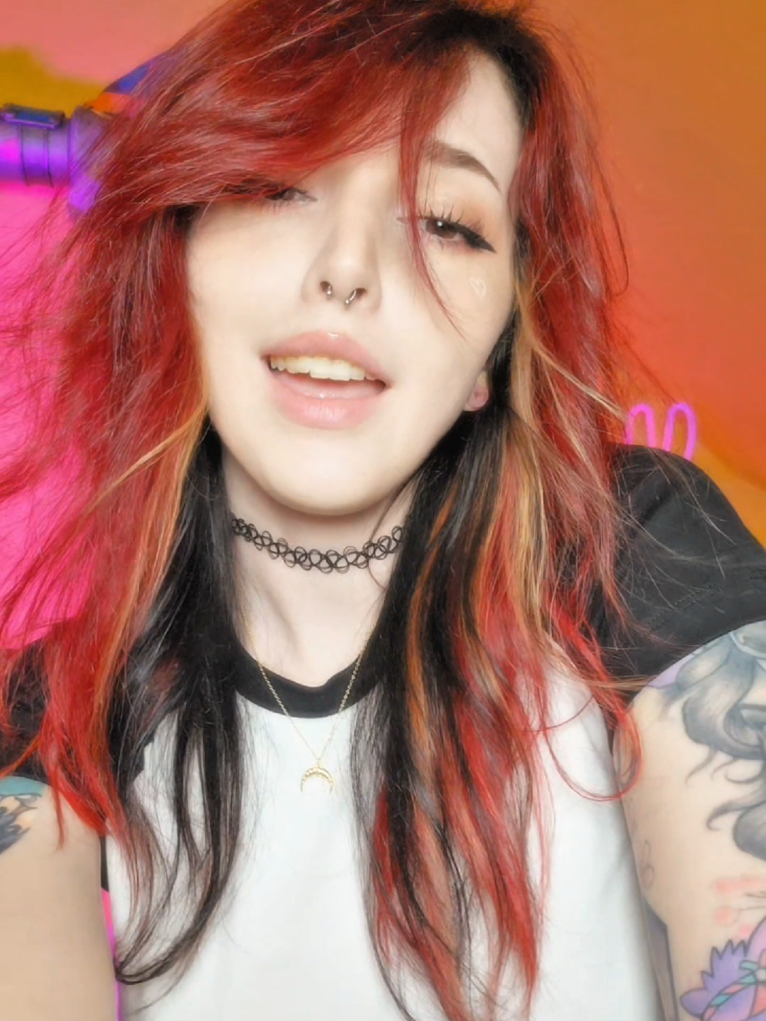 obssessed with this song 🖤🖤🖤🖤 #tattooedgirl #alt #altgirl  #redhead #gothgirl #metal #girlnextdoor #fyp #foryoupage 
