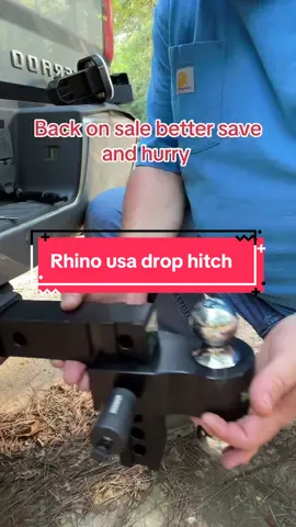 Rhino USA drop hitch #rhinousa #drophitch #rhinousadrophitch #towing #trucklife #dealsforyoudays #tiktokshopcreatorpicks 