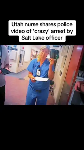 #Utah nurse shares police video of 'crazy' arrest by Salt Lake officer#cops #copsoftiktok #policeofficer 