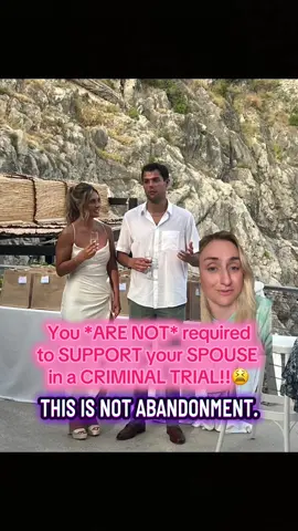 I’m literally so confused on why people are clinging to the idea that  he HAS to support her in order to fair well in a divorce settlement?? #christinaformella #abandonmemt #husband #update 