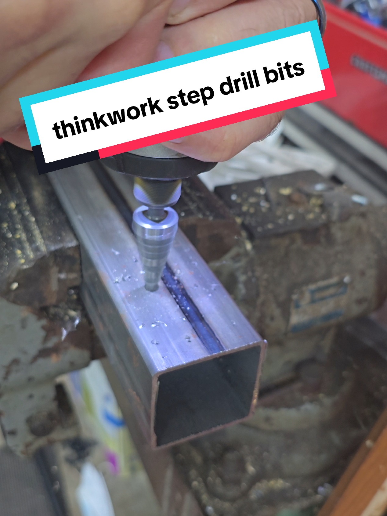 very durable spray fluted step bit set for impact #drill #drillbitset #tools #thinkwork #toolsofthetrade #garage #dealsforyoudays #metalwork #DIY #fabrication #steel #cutmetal #automotive 