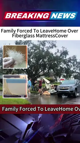 Family Forced To LeaveHome OverFiberglass MattressCover   #news  #foryou  #fyp  #breakingnews 
