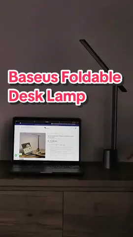 Baseus Rechargeable Folding Reading Desk Lamp (Smart Light) #baseus #desklamp #lamp #foldable #smartlamp #xclusivelk #CapCut 