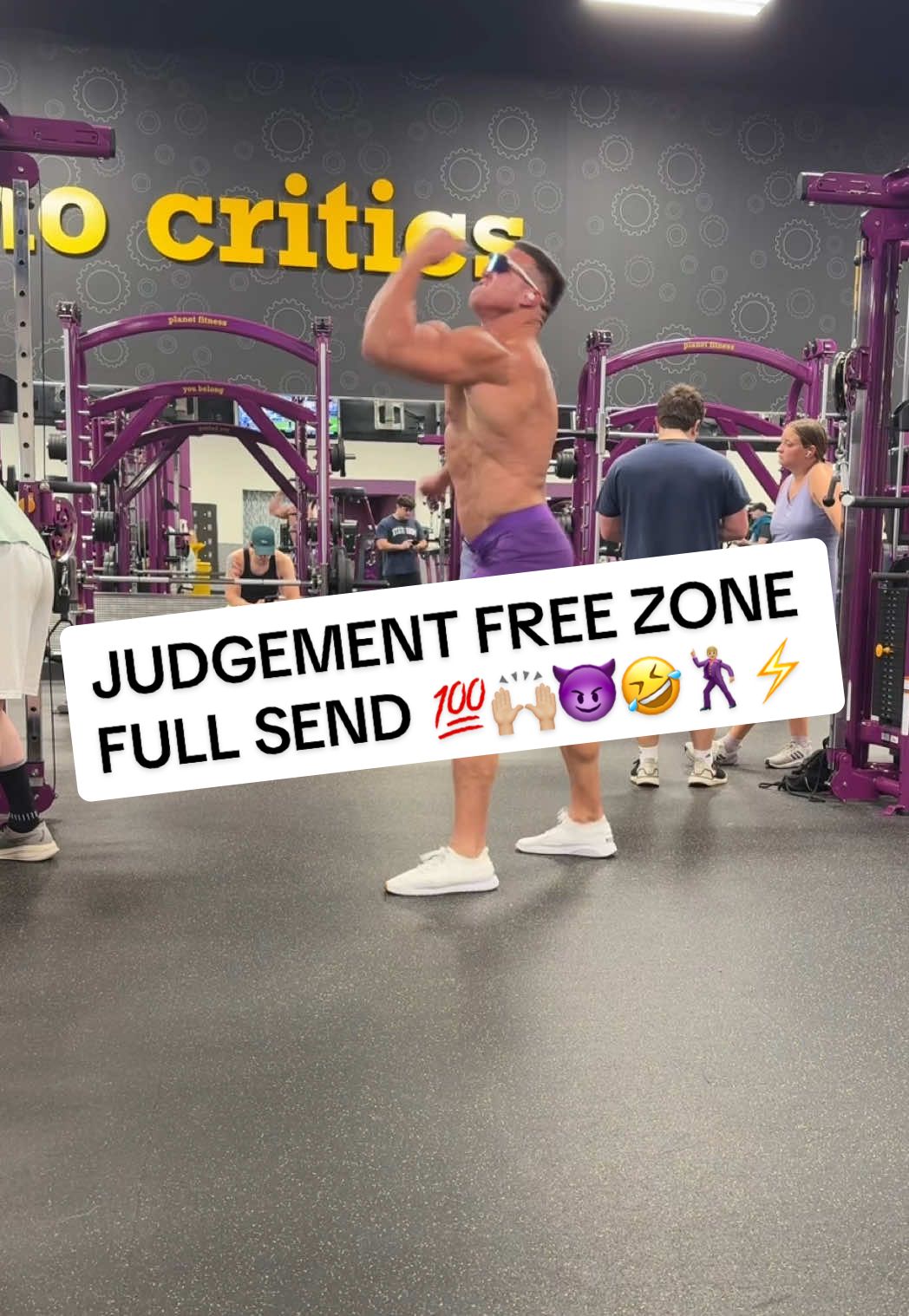 FULL SEND or FULL SHRINKAGE?💯💪🏼😂🕺🏼⚡️ You decide!!! Are you going to let FEAR steal another day and opportunity to take new ground?? I’ll do my little dance until the day I die if it means you might do something bold with your life today… Because time is flying by, and I know you’ve already wasted too much of it… just like I have. Aren’t you sick of it?  Sick of wasting time?  Sick of looking in the mirror and not loving what you see?  Sick of waking up in a life you don’t feel excited about? I would HATE to live that way.  So I refuse… Instead I’ll show you what it looks like to wake up every day grateful, excited, and ready to have a BLAST! 💯🙌🏼🥳🕺🏼⚡️ I GET to dance. 🙌🏼 I GET to be mocked by trolls. 🙌🏼 I GET to be laughed at. 🙌🏼 I GET to be your cringe neighborhood Techno Terminator Muscleshuffle Man!🙌🏼 And I LOVE IT! 💯💪🏼😝🕺🏼⚡️ So now GO DO SOMETHING today to make yourself proud! Get out of your head.  Get into your body.  Get into your heart. Stop training your subconscious to live in fear, by ALWAYS preparing for the worst case scenario.  All you’re doing is living the experience emotionally, and therefore training your subconscious mind to be anxious and afraid!!  Start training your mind to live in faith by focusing on the good! On gratitude! On LOVE! Picture your dream reality.  Feel it.  Assume it’s already yours.  Walk like it’s already done.  Interact like you already have it all.  Smile like your life is the exact one you prayed for. Stay in that energy and gently come back if you fall out.  Your new abundant inner world will force the same abundance in your outer world! Live in love.  Be grateful.  And don’t forget no matter what’s going on… Stay SAVAGE my friends! 💯💪🏼😎🕺🏼⚡️ • • • • don’t forget to go follow my better half @zenwitherin369_ ♥️👰🏼‍♀️💍 • • • #muscleshuffle #Fitness #dance   #planetfitness #viral #foryoupage