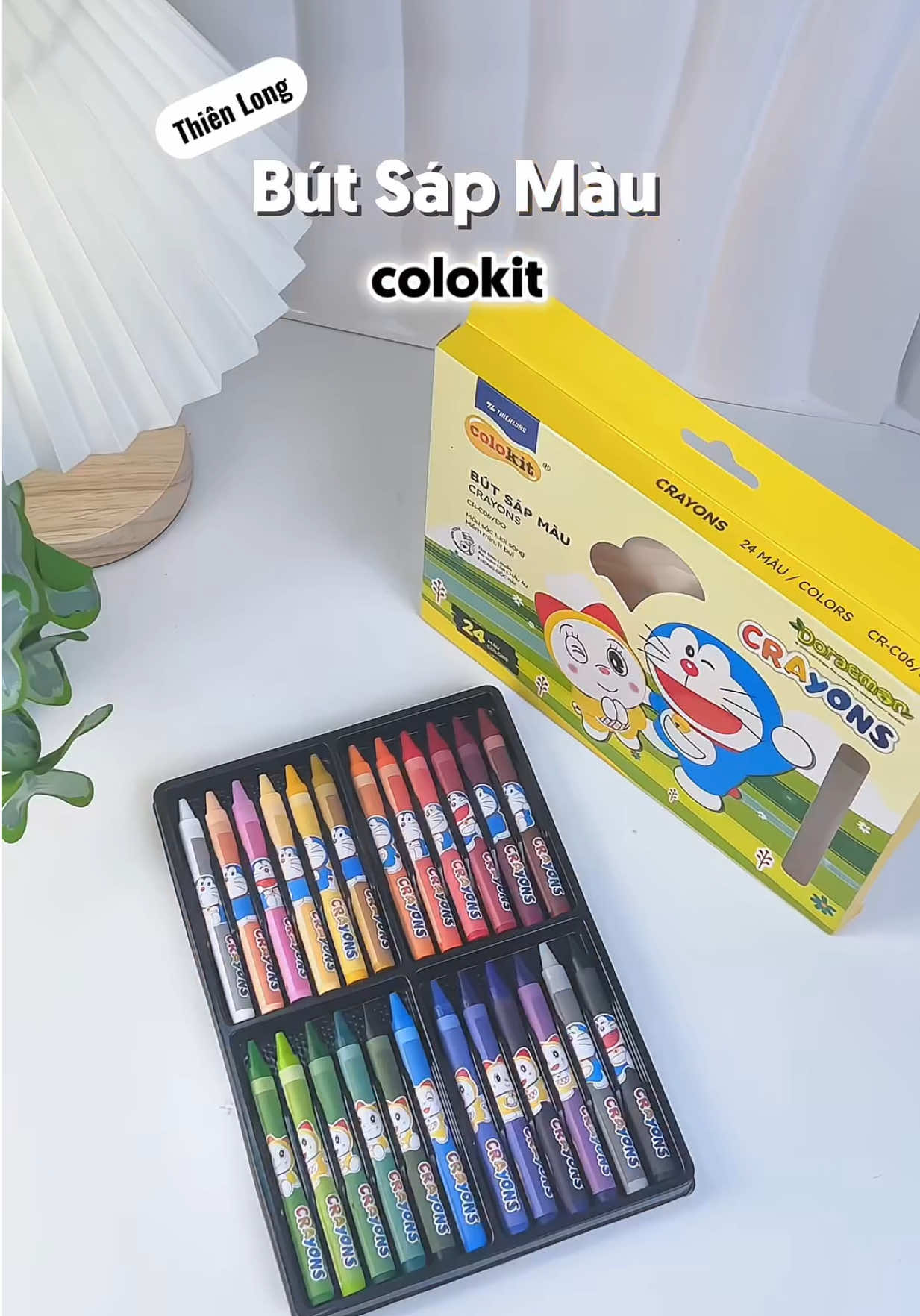 Bút sáp màu Thiên Long Colokit  #butsapmau 