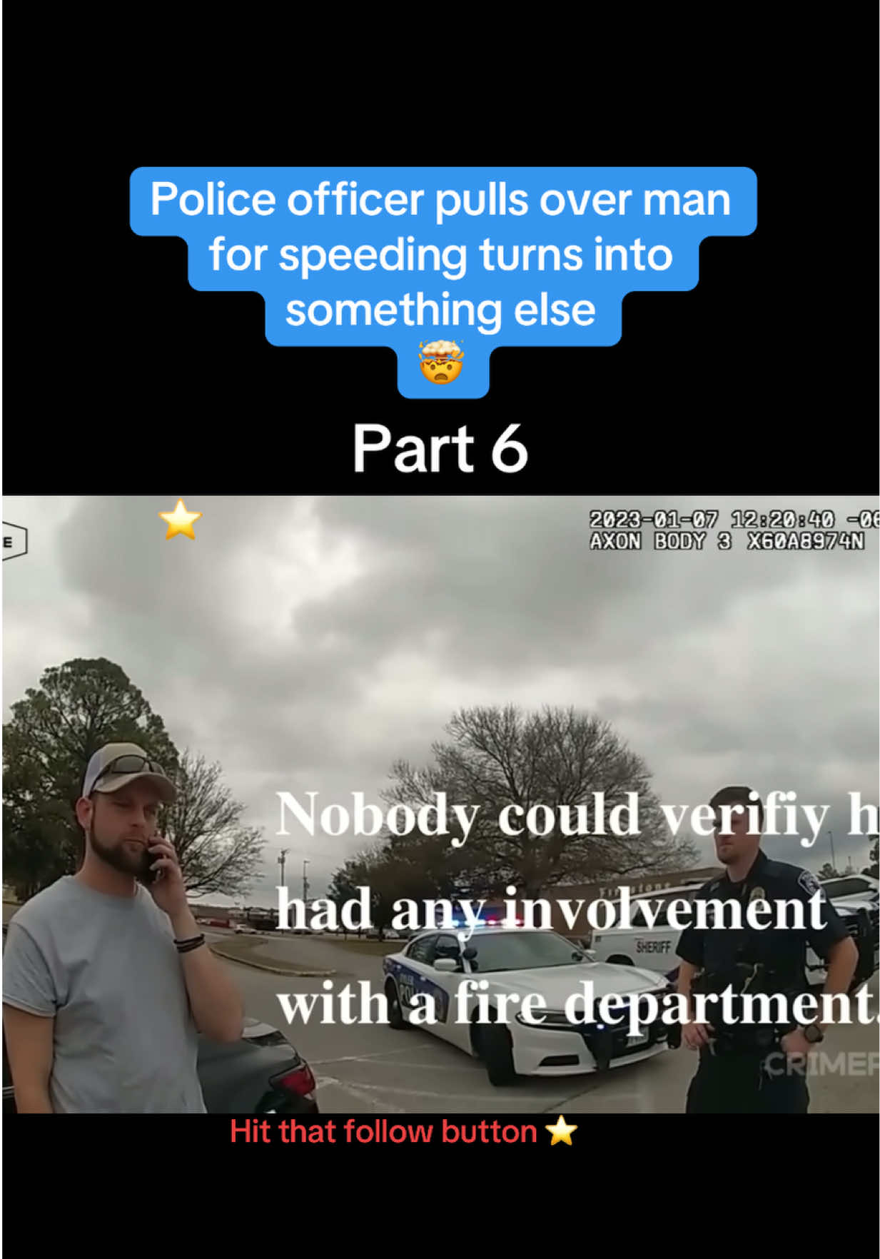 Police officer pulls over man  for speeding turns into  something else #fyp #tiktok #copsoftiktok #police #crime 
