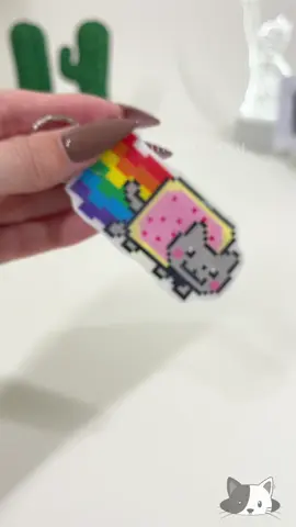 Who Remembers This Meme? 🌈😻 Nostalgia unlocked! ✨ The iconic Nyan Cat is now a keychain you can make yourself. Cute, fun, and totally viral-worthy! #nyancat #diykeychain #viraldiy #hadmade #shortsdiy  