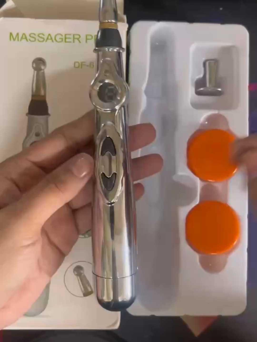 Electronic Acupuncture Pen Electric Meridians Laser Therapy Heal Massage Pen Meridian Energy Pen #massager #electric #acupuncture #back #neck #shoulder