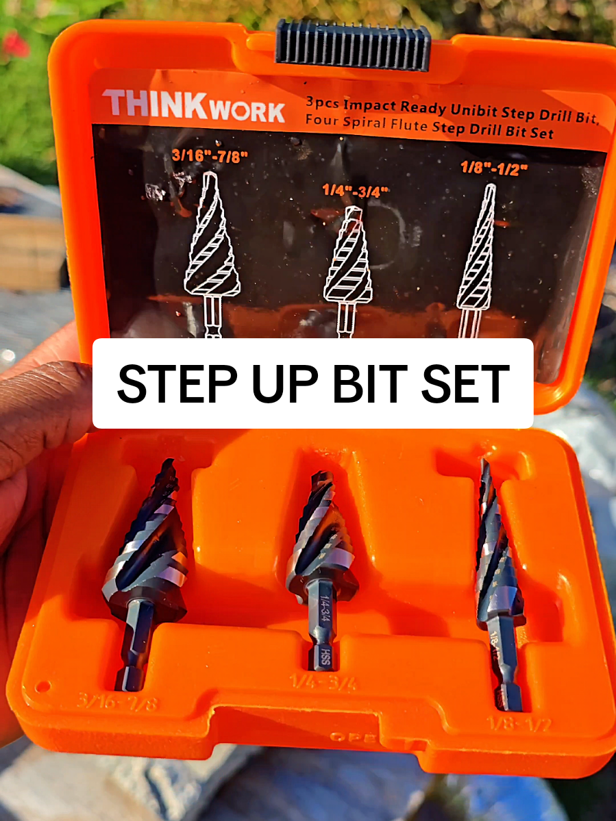 Don't overpay for step bit sets! these get the job done! Makes great gifts too! #falldealsforyou 