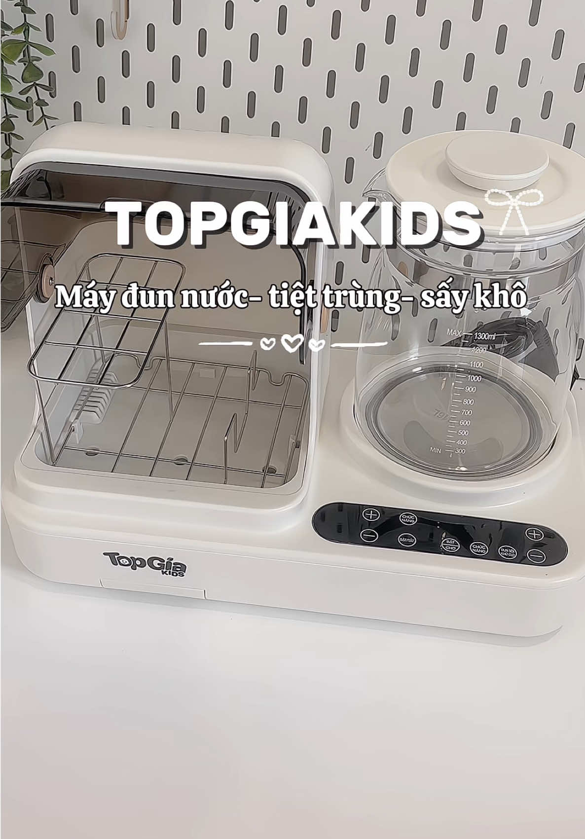 Máy tiệt trùng- đun nước - sấy khô TOPGIAKIDS nhỏ gọn #maytiettrungsaykho #maydunnuocphasua #maytiettrungbinhsua #topgiakids #maytiettrungtopgiakid #maydunnuoctopgiakids #mevabe #fyp 