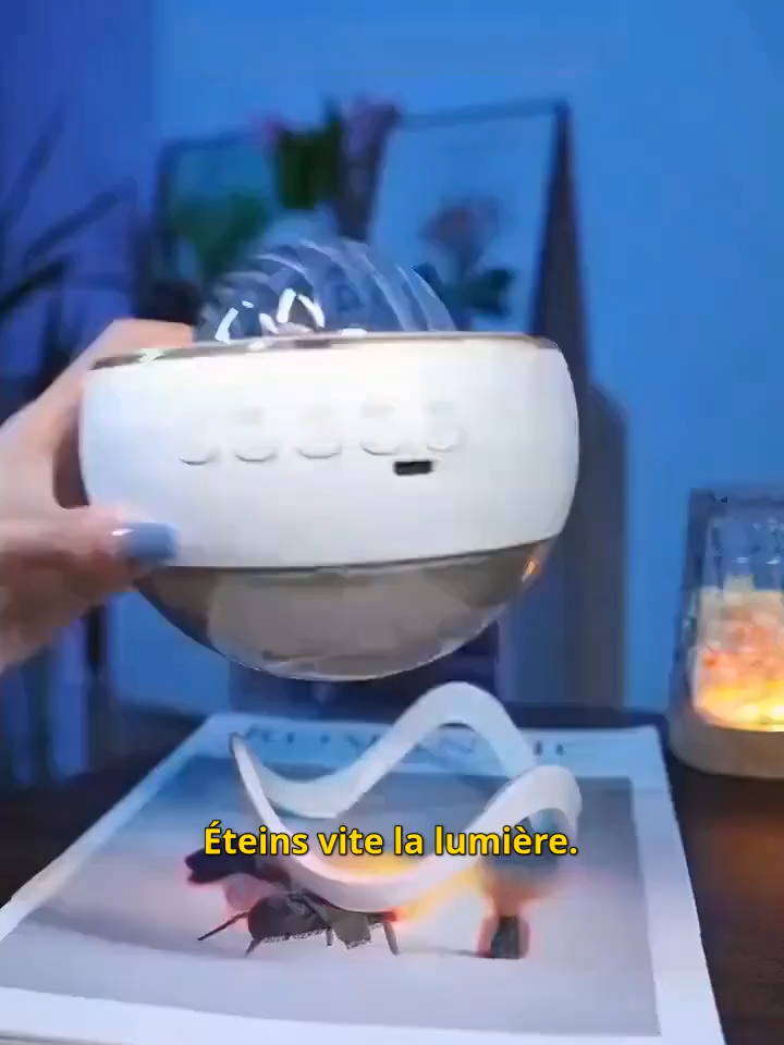 ✨【Projecteur d'Aurores Boréales】✨ 🌌 Découvrez la magie envoûtante des aurores boréales dans votre salon ! 🌌 ✔ Effets lumineux réalistes : 16 couleurs changeantes et 8 modes de projection. ✔ Projection panoramique à 360° : Ciel étoilé sur murs et plafonds. ✔ Fonction musique : Connectivité Bluetooth pour des expériences sonores d'ambiance. ✔ Télécommande incluse : Utilisation facile depuis votre canapé. Décoration lumineuse #AmbianceChezLaMaison #AuroresBoréales #ProjecteurÉtoiles #DécorationInnovante #DétenteDuCorpsEtDeL'Esprit 🌠